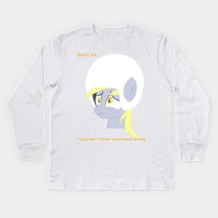 I Knew it... I'm Surrounded by Derpys! Kids Long Sleeve T-Shirt